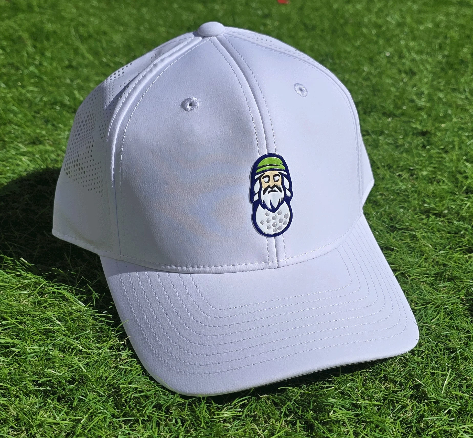 Spirit World Lab Series Hat - White/Green Logo