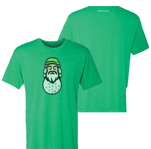 Green Golf T-Shirt with Green Logo